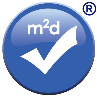 M2D Global Life Sciences logo with trademark